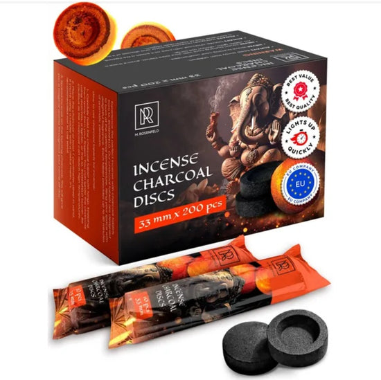 200 Pcs Charcoal Tablets For Incense Quick Light